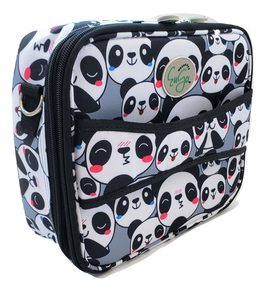 1 Set Portable Insulated Lunch Container With Bag, Kawaii Panda